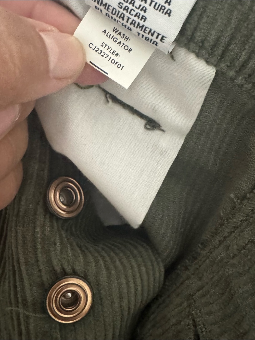 Celebrity Pink Juniors 3/26 Carpenter Corduroy High Rise Straight-Leg Pants NWT - Picture 11 of 13